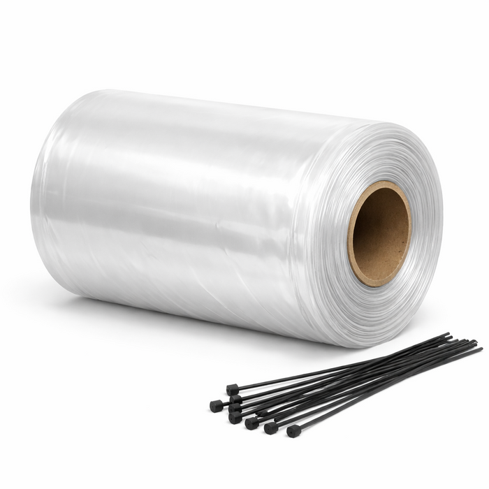 20 Metre Temporary Rainwater Downpipe 4 Inch 250 Gauge Kit