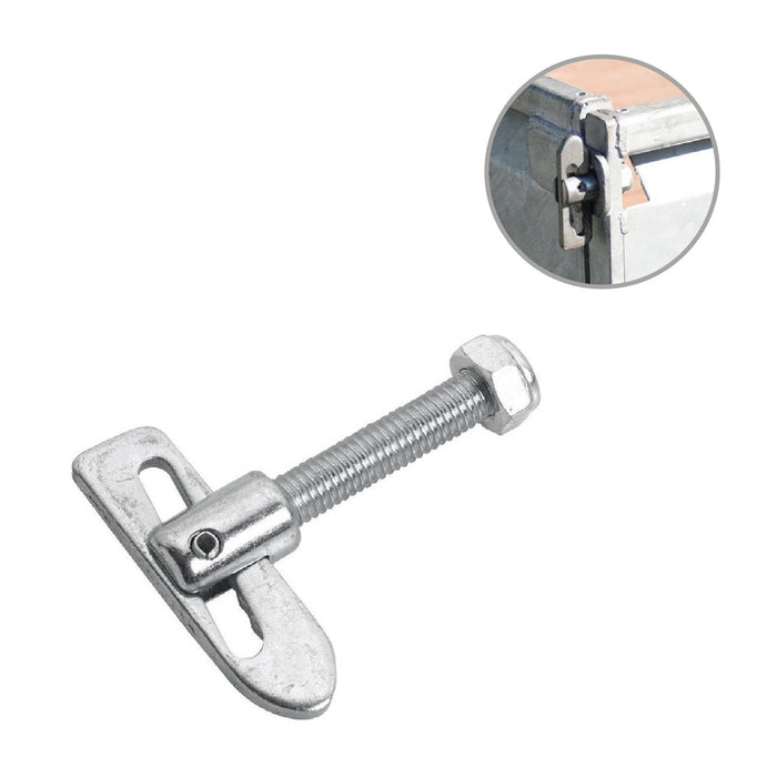 Antiluce Fastener 75mm Threaded Drop Lock Bolt On Catch for Trailers & Tailgates