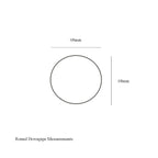 4 x White Round 68mm Downpipe Brackets Freeflow