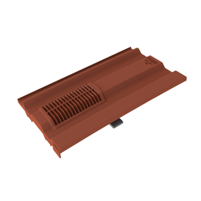 Mini Castellated Roof Tile Vent - Red