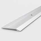 4 x Aluminium Vinyl Edge Floor Transition Strip, 28mm x 6mm x 89.5cm DIY Low Profile Floor Trim for Finishing and Edge Protection