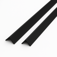 2 x Black Rigid Angle 100mm x 100mm x 1  Metre  ^