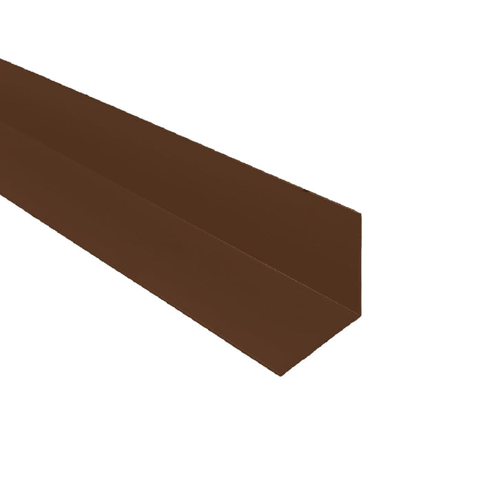 2 x Brown Rigid Angle 50mm x 50mm x 1.2 Metre     (0761) ^^