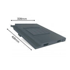 Manthorpe Grey Non-Profile Tile Vent with adaptor