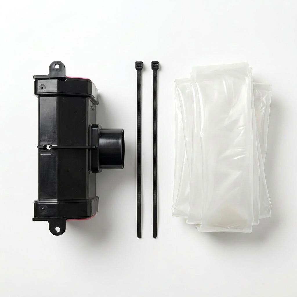 5m Squareline Gutter Running Outlet Kit