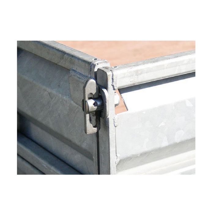 Antiluce Fastener Weldable Drop Lock Catch for Horseboxes, Trailers & Tailgates