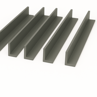 5 x Anthracite Grey Unequal Angle 70mm x 30mm x 1  Metre
