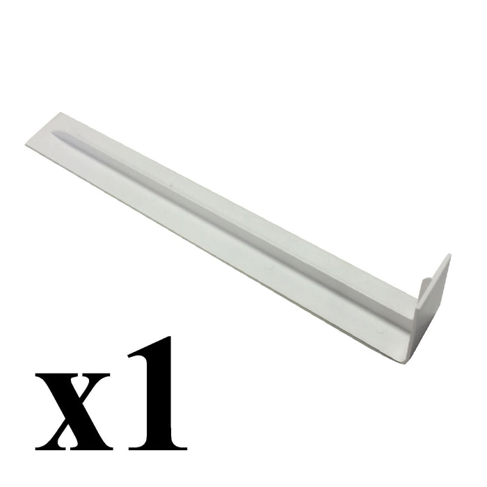 UPVC Plastic Fascia Board Straight Butt Joint White 300mm Square Edge Profile