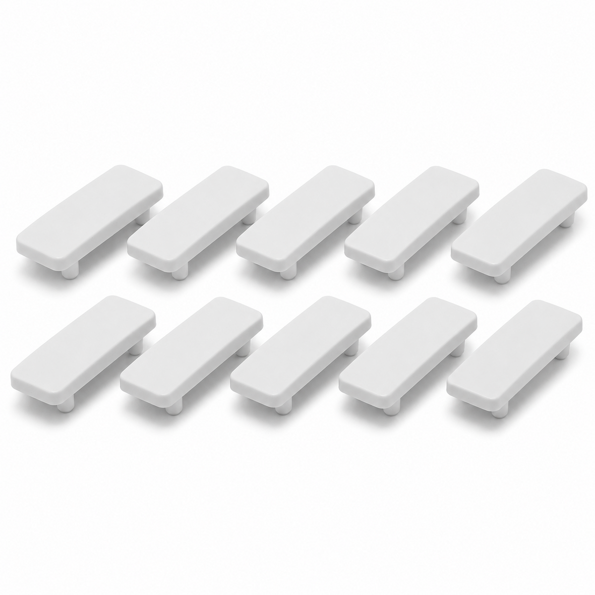10 x 6mm White Striker Plates