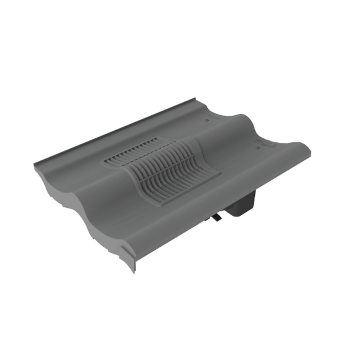 Timloc Grey Double Pantile Roof Tile Vent