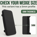 2 x 5mm Black Striker Plates