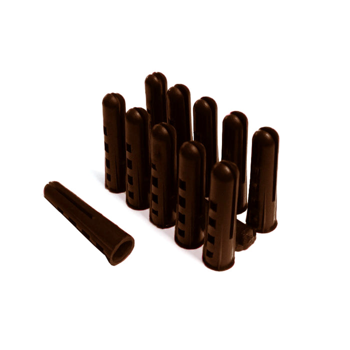 1000 x  Trade Pack Brown Wall Raw Plugs  Drill Size: 7mm