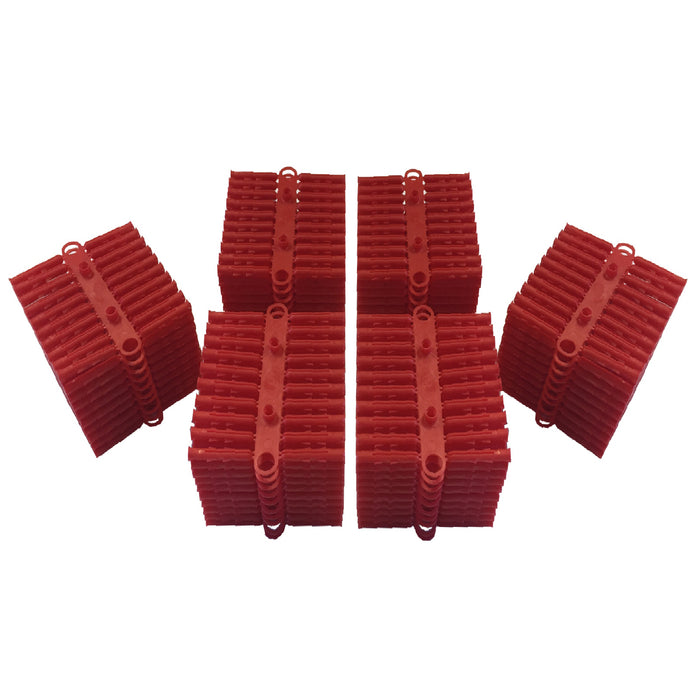 1000 x Heavy Duty Trade Pack of Red Wall Raw Plugs