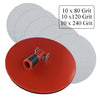 Hook and Loop Dry Wall Sander with 30 Mixed Grit Sanding Sheets