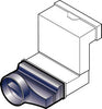 Ducting Adaptor for Underfloor Telescopic vent for 100mm Ducting