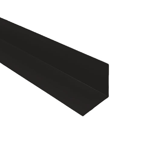 Black 1 Metre UPVC Angle 25mm x 25mm Corner Trim <br> Menu Options