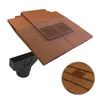 Granulated Sand Red Plain In-line Roof Tile Vent & Pipe Adapter