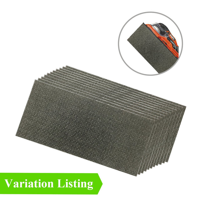 Hook and Loop 1/3 Mesh Sanding Sheets 93 x 190mm