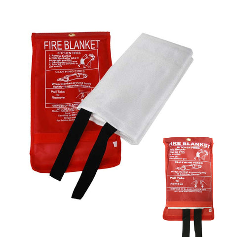 1m x 1m  Large Fire Safety Blanket Quick Release Strap<br><br>