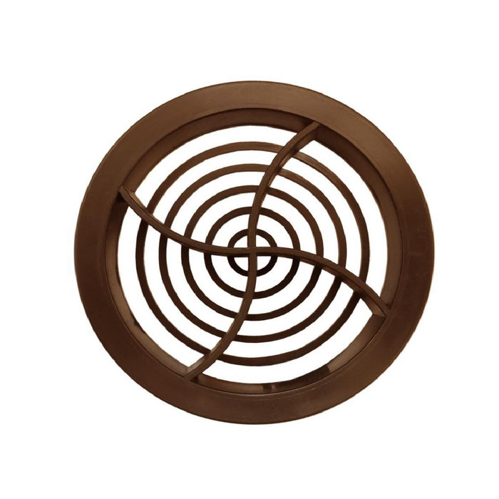 Brown Plastic 70mm Round Soffit Air Ventilation Roof Discs <br> Menu Options