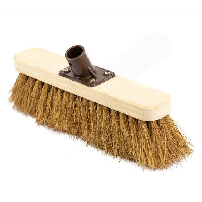 Coco Soft Sweeping Brush 12 Inch Broom Head Varnished Wood