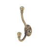 Antique Brass Double Hat and Coat Hooks <br><br>