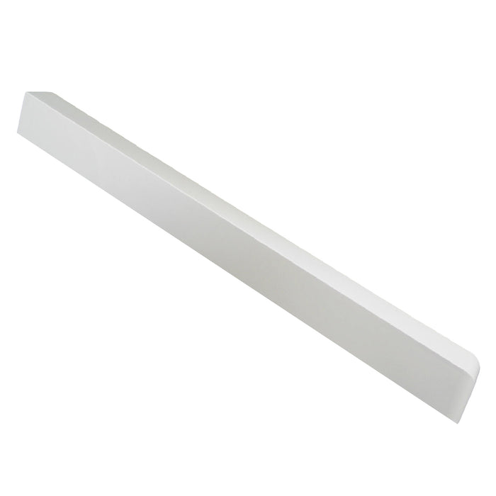 Fascia Board Corner Joints White Round Edge Profile