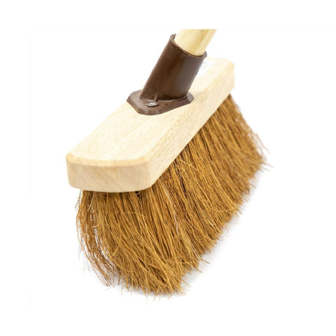 Coco Soft Sweeping Brush 12 Inch Broom Head Varnished Wood