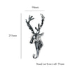 Stags Head Chrome Hat & Coat Hooks <br><br>