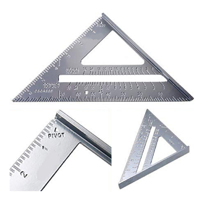 Metal Roofing Square 7" Carpenters Measuring Angle Tool