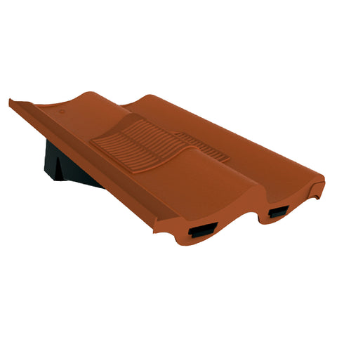 Terracotta Double Pantile Roof Tile Vent & Adapter for Marley Redland Sandtoft