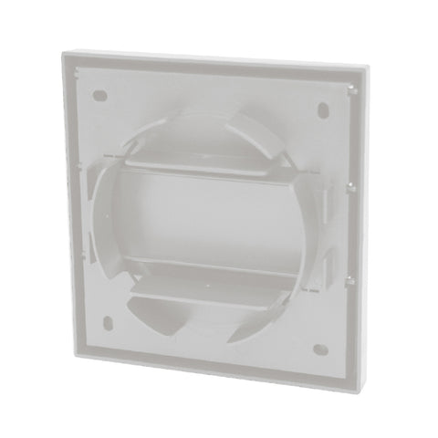 White Hooded Extractor Fan Air Vent Cowl for 4 Inch Ducting