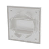 White Extractor Fan Air Vent Gravity Flap for 4 Inch Ducting