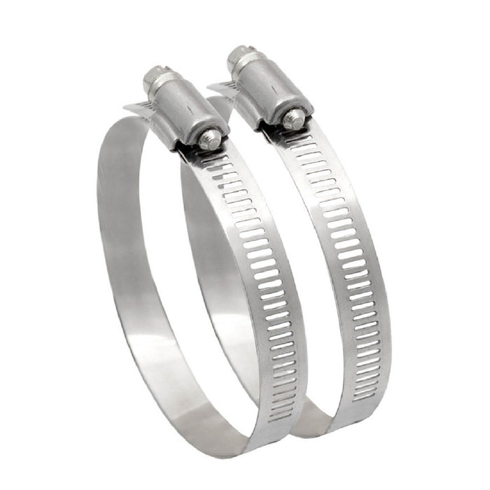 Flexible PVC 3 Metre Ducting & Hose Clamp Clips for 100mm Ducting