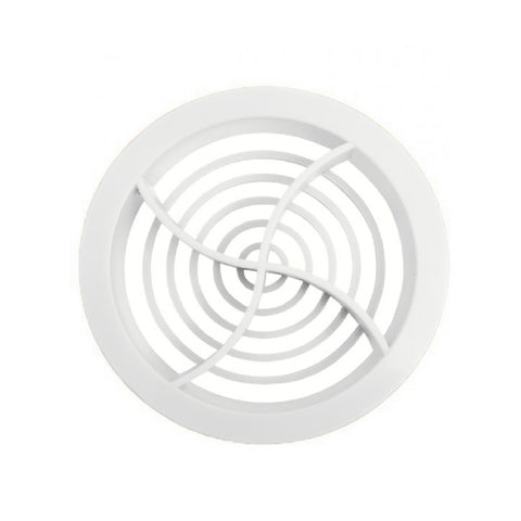 White Plastic 70mm Round Soffit Air Ventilation Roof Discs <br> Menu Options