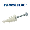 12 x Rawlplug Nylon Self Drill Plasterboard Hollow Stud Wall Fixings