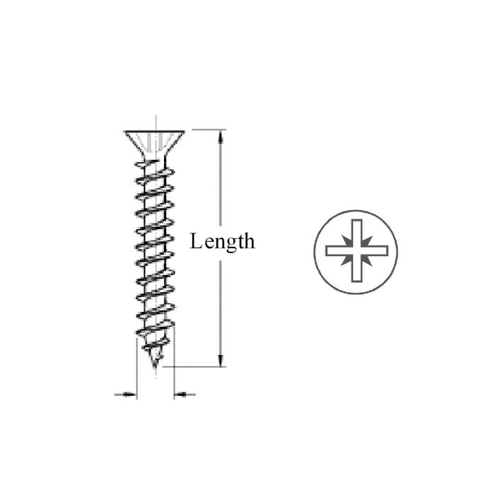 400 x Pozi Screws &Brown Raw Plugs, 8 x 2" Twin Thread