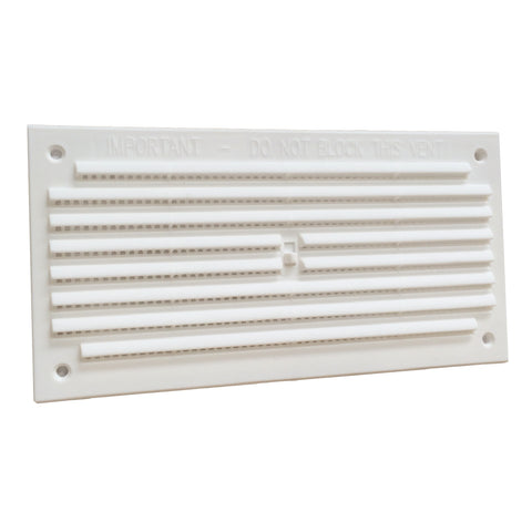 6" x 3" White Adjustable Air Vent Louvre Grille Cover Hit & Miss