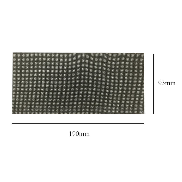 Hook and Loop 1/3 Mesh Sanding Sheets 93 x 190mm