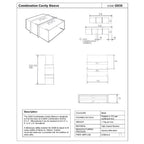 9" x 3" Manthorpe Extendable Combination Cavity Wall Sleeve Vent