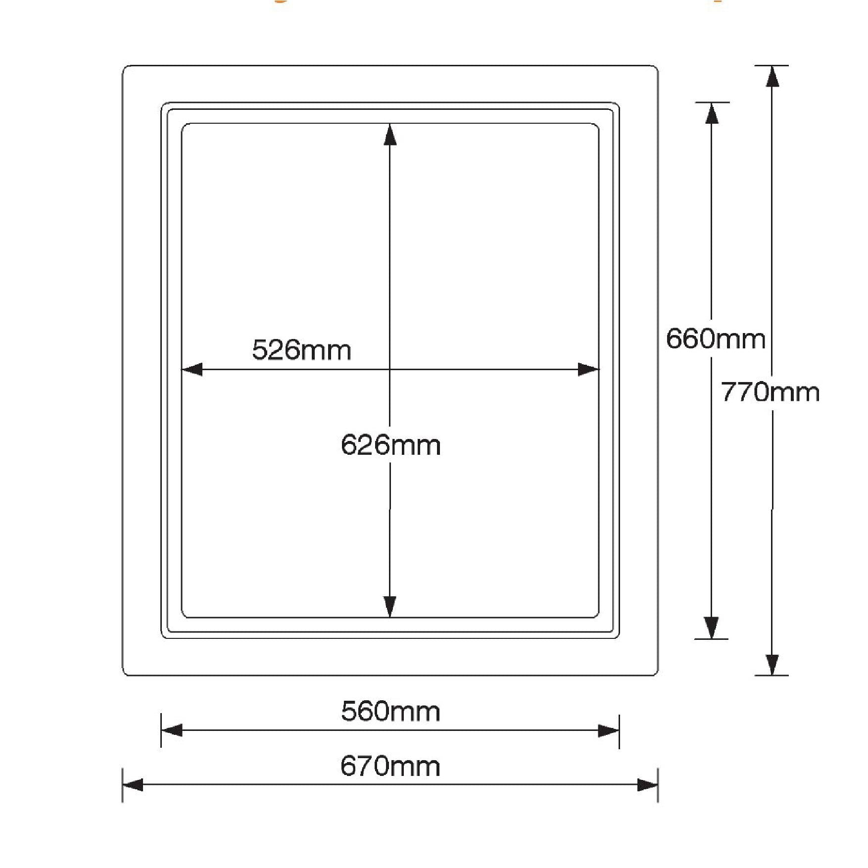Timloc 1168 Loft Trap Door Push Up Insulated Hatch Access Attic Door