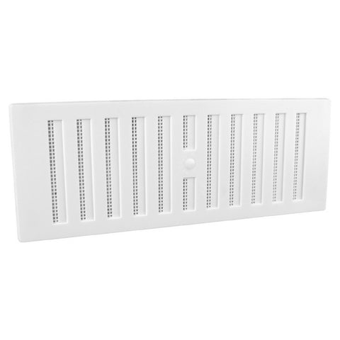 9" x 3" White Adjustable Air Vent Grille with Flyscreen Cover