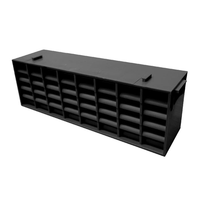 Black Combination Air Brick Vents 9" x 3" for Air Flow Ventilation