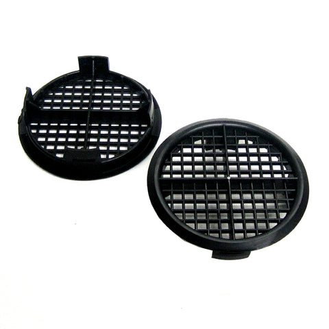 Black Plastic 70mm Soffit Push Fit Air Vents <br> Menu Options