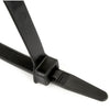 100 x Black Releasable Cable Ties<br> Size: 450 x 9mm