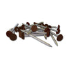 Brown UPVC Poly Top Pins Stainless Steel  <br>Menu Options