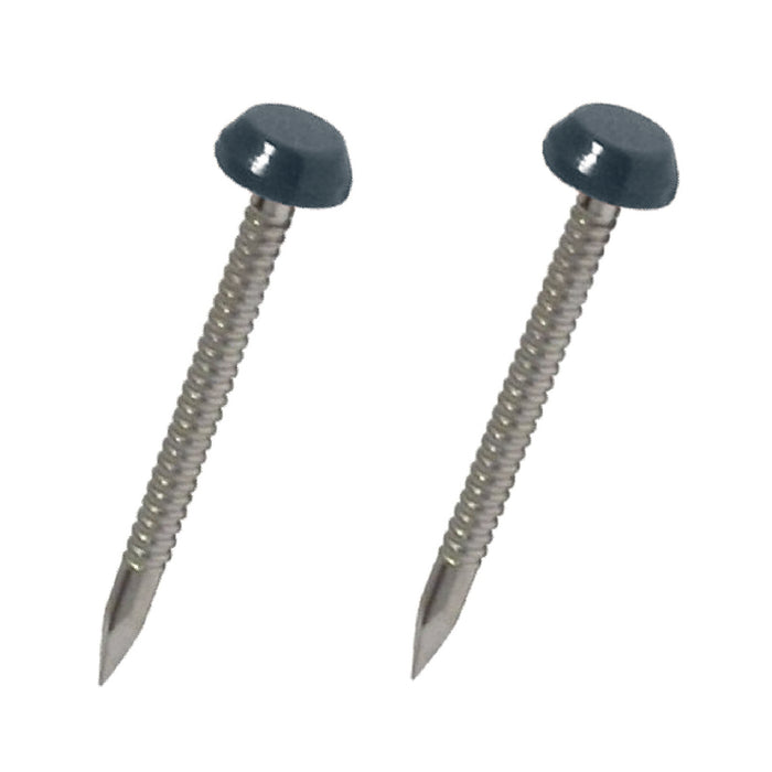 Anthracite Grey UPVC Poly Top Pins Stainless Steel