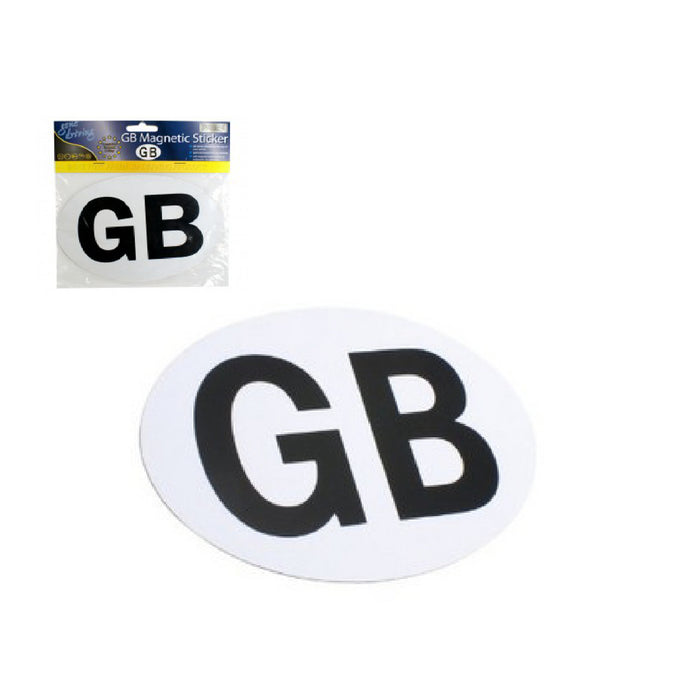 Magnetic GB Badge  Euro Travel Plate