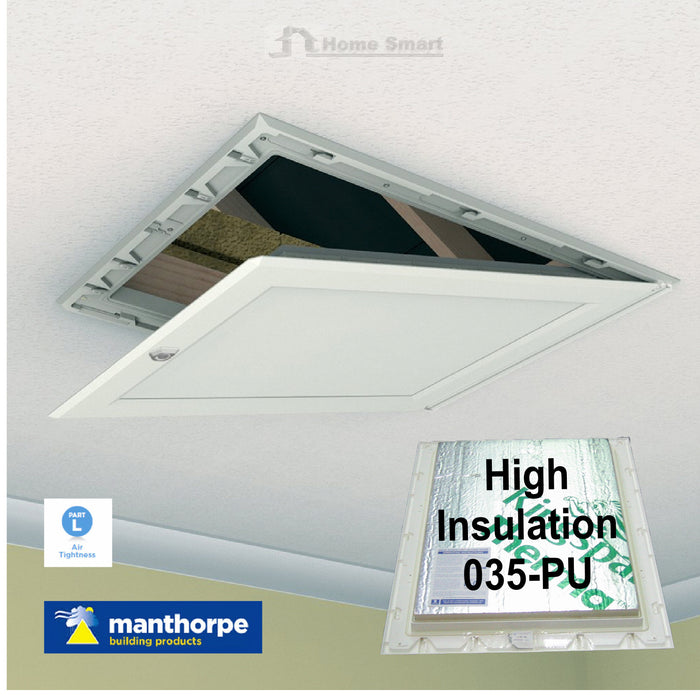 Manthorpe 035-PU High Insulated Loft Trap Door Hinged Hatch