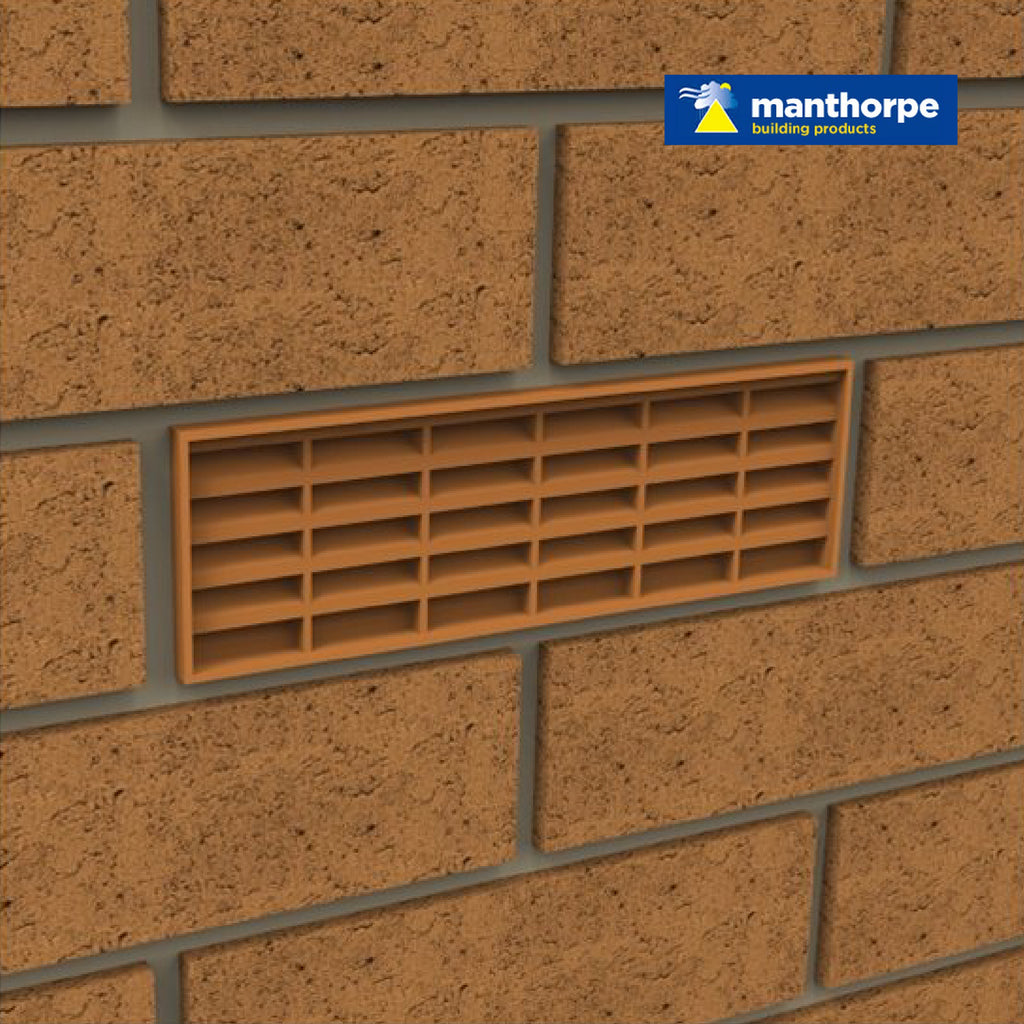Manthorpe Terracotta Interlocking Air Brick Vents